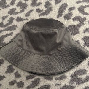 Velvet Gray Bucket Hat